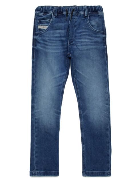 Diesel Kids jeans skinny con cordón 