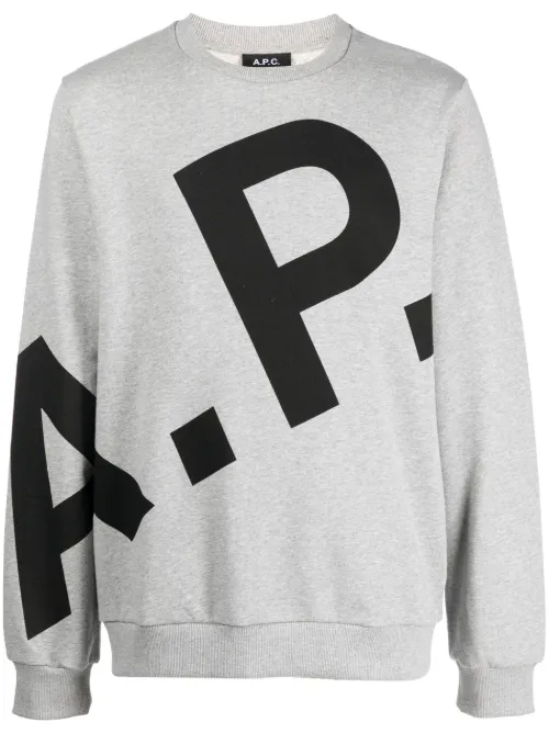 Sweat à logo imprimé - A.P.C. - Modalova