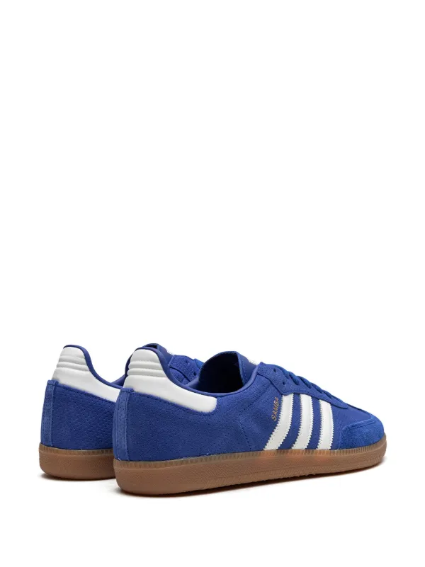 Adidas samba trainers on sale blue