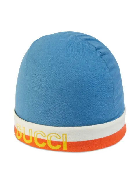 Gucci Kids bob en coton à logo imprimé
