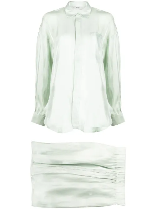 Chemise en satin à boutonnière - b+ab - Modalova