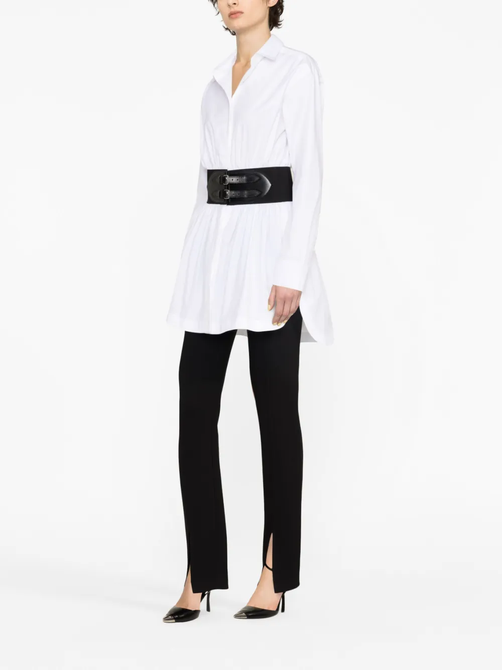 Alaïa belted cotton shirt | Shirts | Image 2