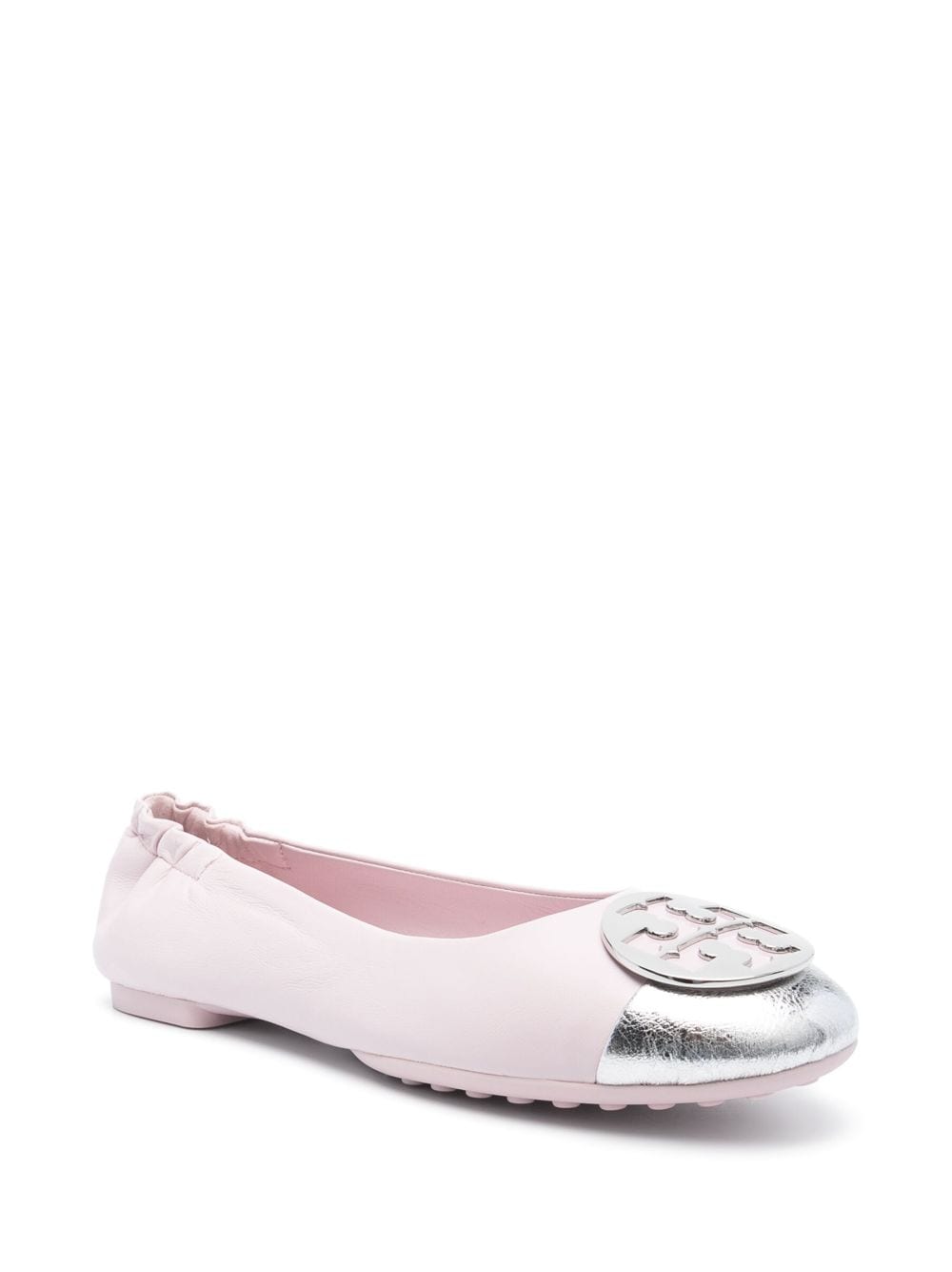 Image 2 of Tory Burch Claire logo-plaque ballerina shoes