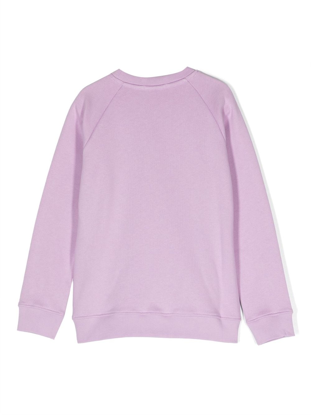 Shop Stella Mccartney Unicorn-print Cotton Sweatshirt In Purple