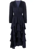 Maje ruffled maxi dress - Blue
