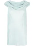 VITELLI draped-design sleeveless top - Blue