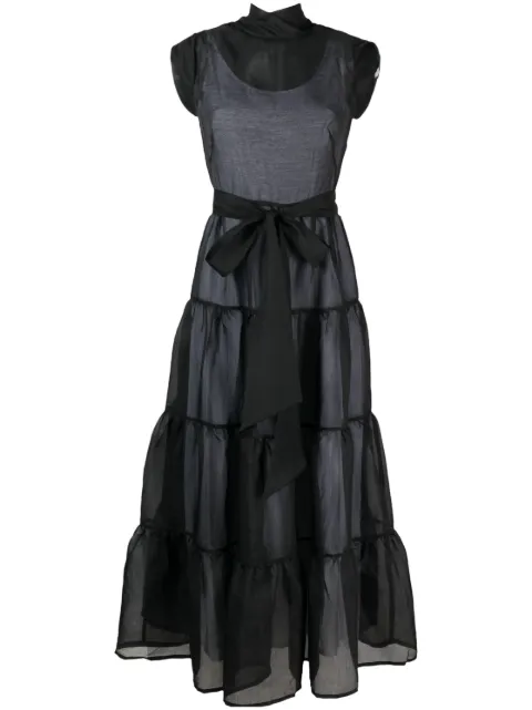 Baruni Tsai tiered maxi dress