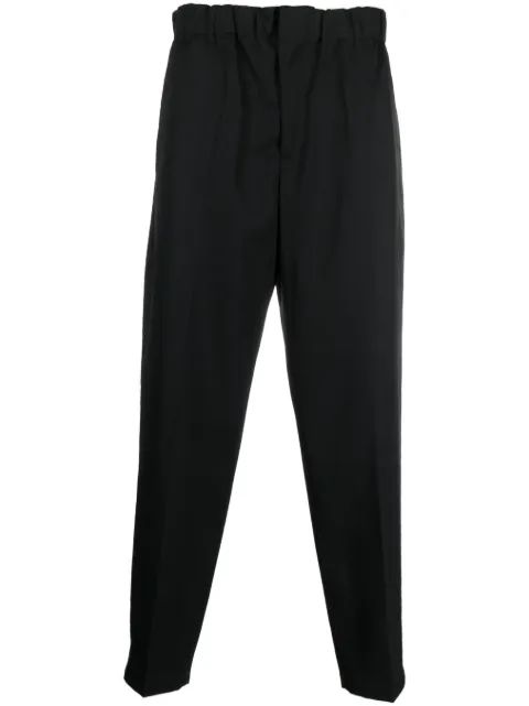 Jil Sander pantalones tapered con pretina elástica