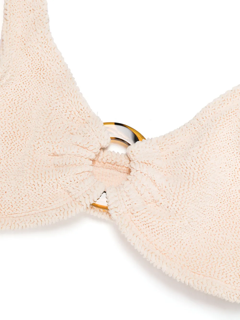 Hunza G Gekreukte bikini Beige