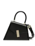 TAMMY & BENJAMIN mini Cubist leather crossbody bag - Black