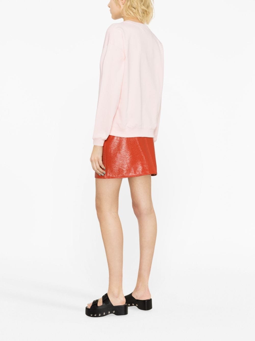 Shop Kenzo Boke Flower Cotton Sweatshirt In Pink