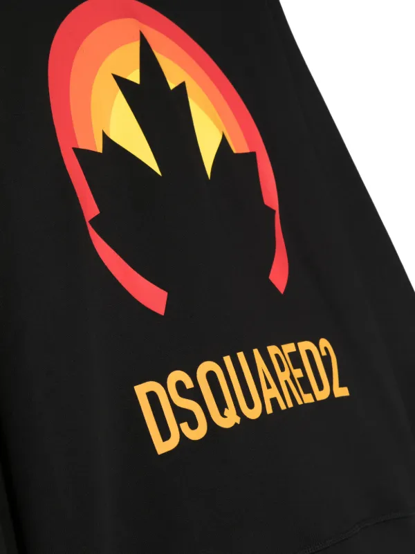 DSQUARED2 KIDS グラフィック パーカー | ブラック | FARFETCH JP