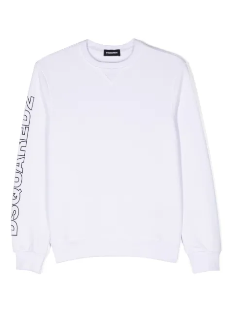 DSQUARED2 KIDS logo-print cotton sweatshirt