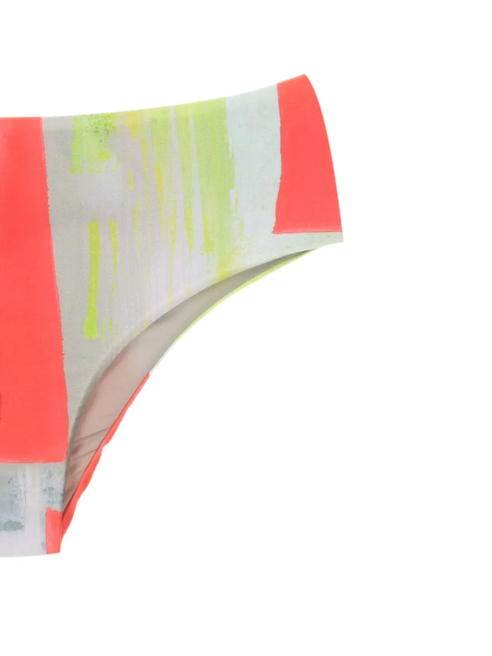 Lenny Niemeyer Canvas High-waisted Bikini Bottoms In Multicolour