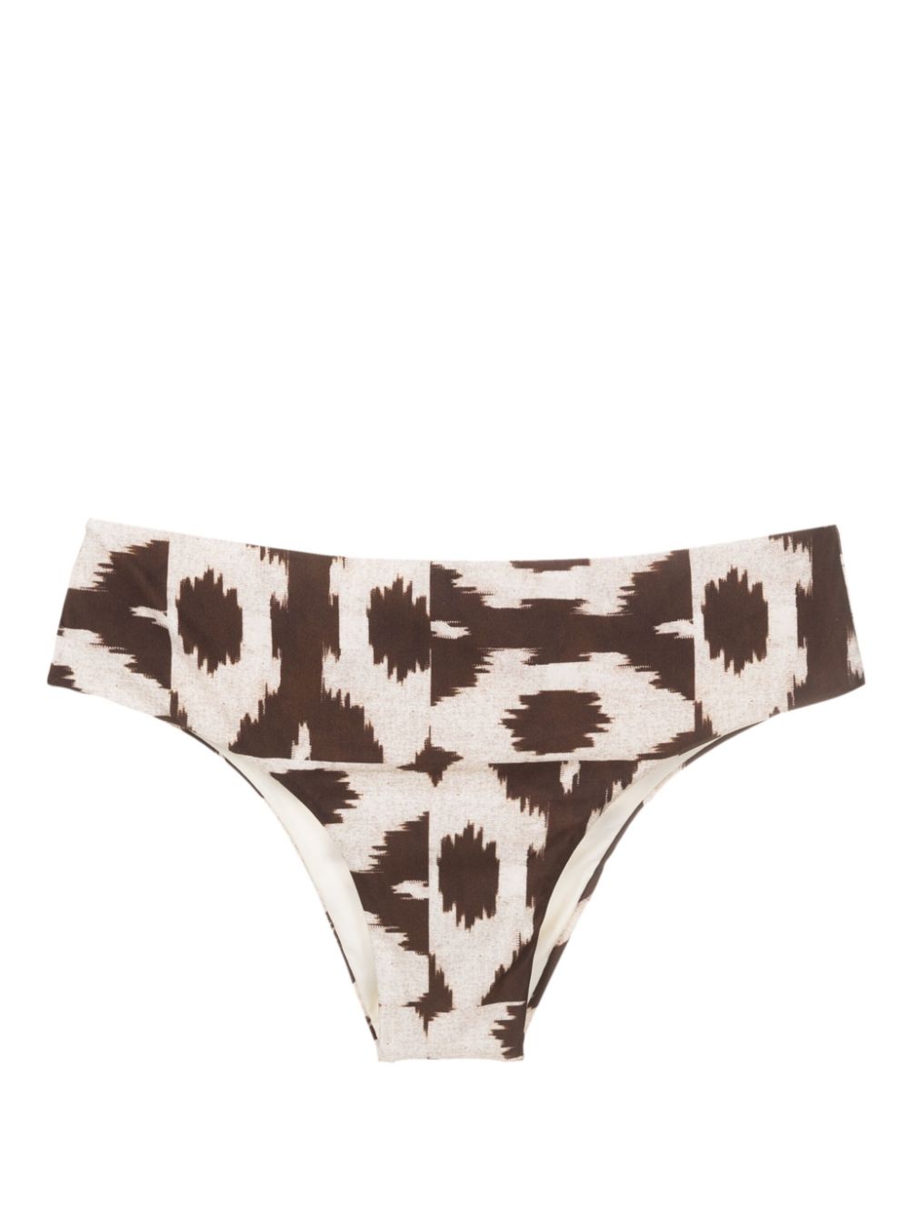 Lenny Niemeyer Puglia high-waisted bikini bottoms - Brown