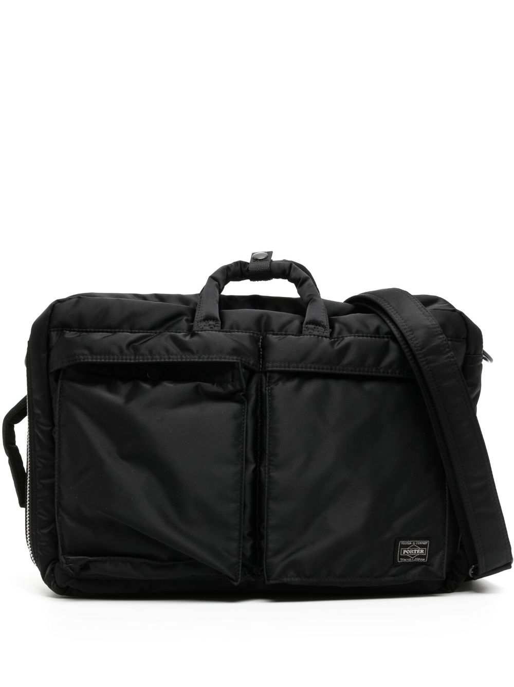 Porter-yoshida & Co Tanker Logo-patch Briefcase In Black | ModeSens