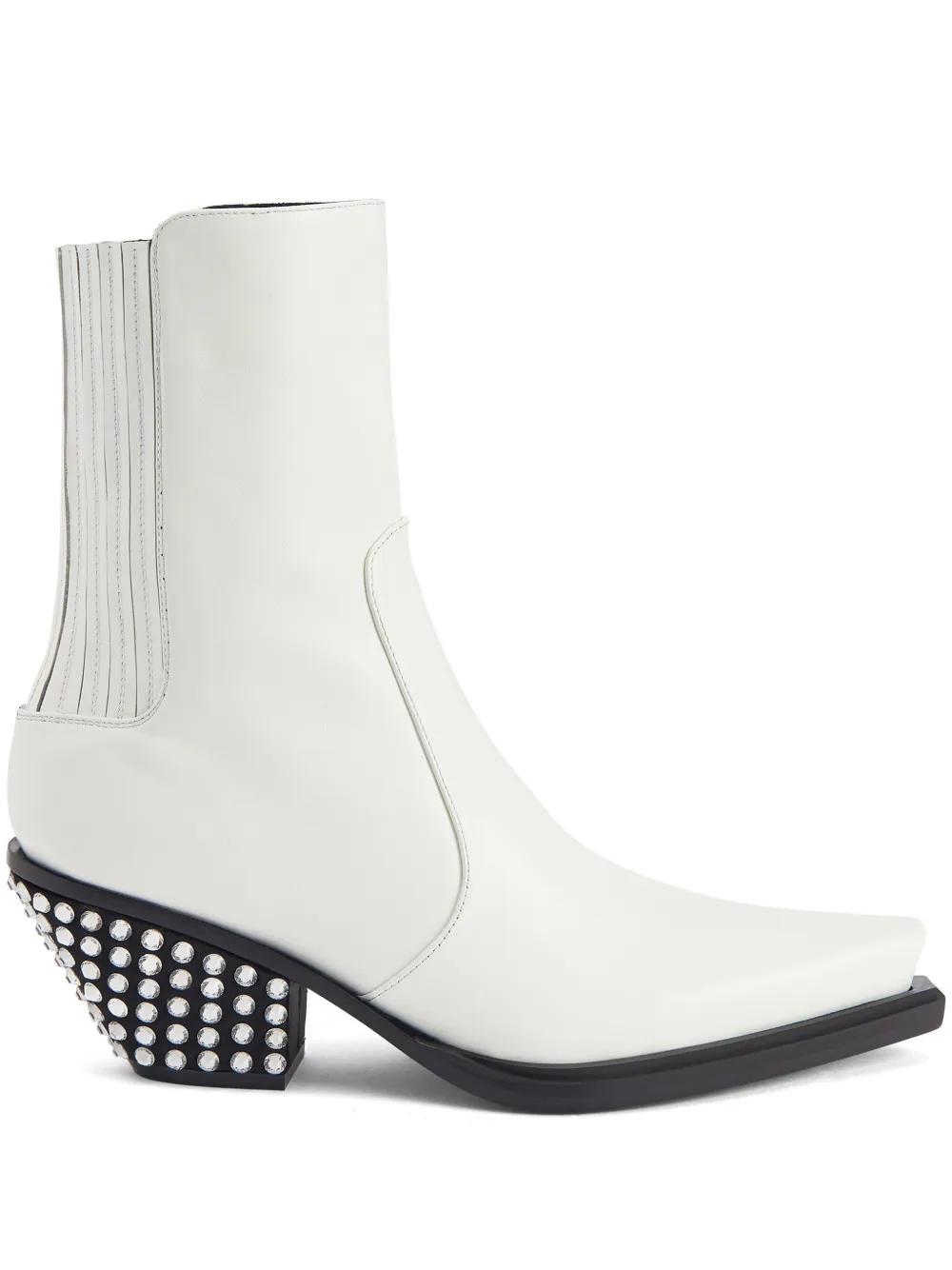 Giuseppe Zanotti Yanhira 55mm leather boots White