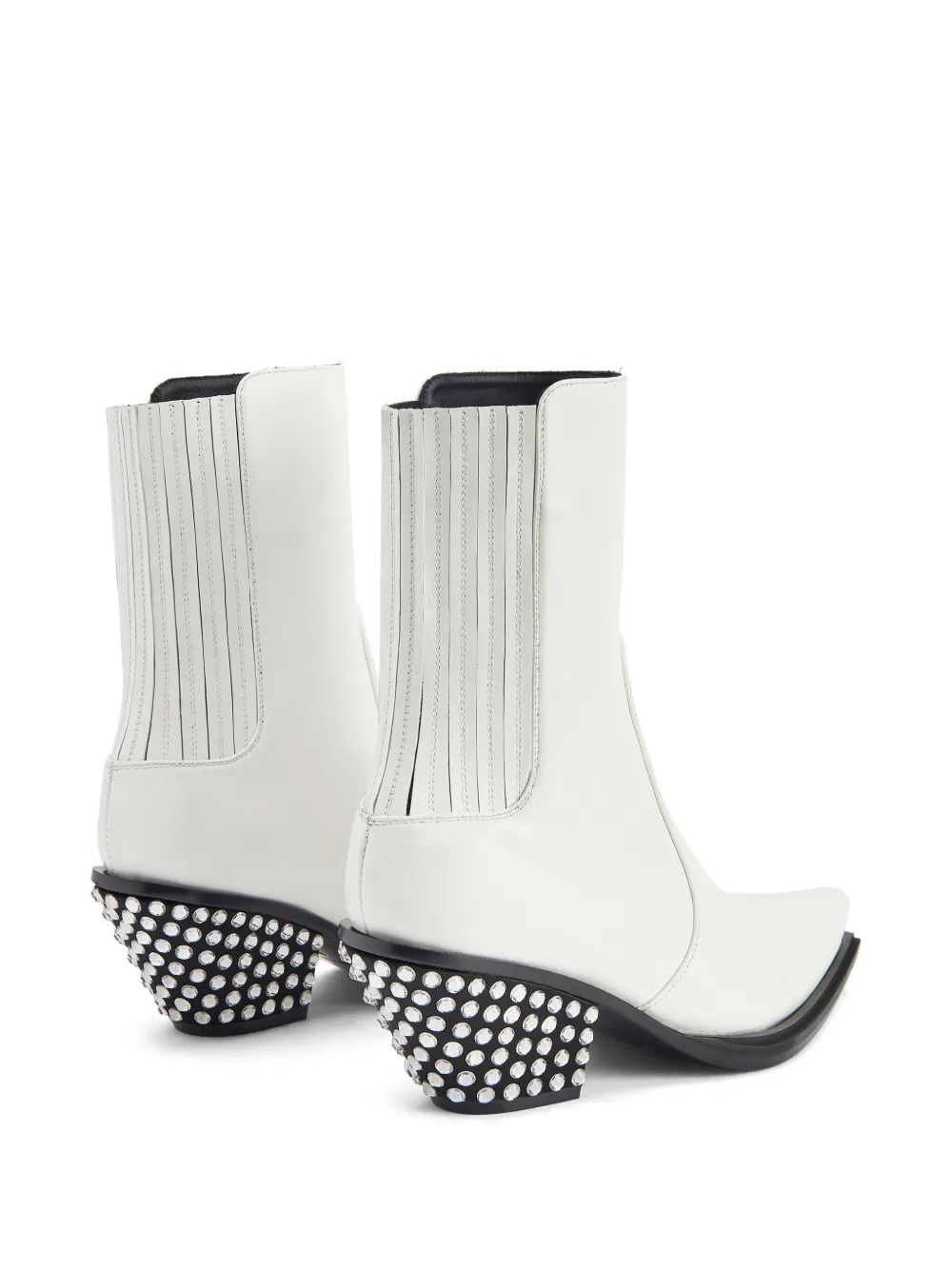 Giuseppe Zanotti Yanhira 55mm leather boots White