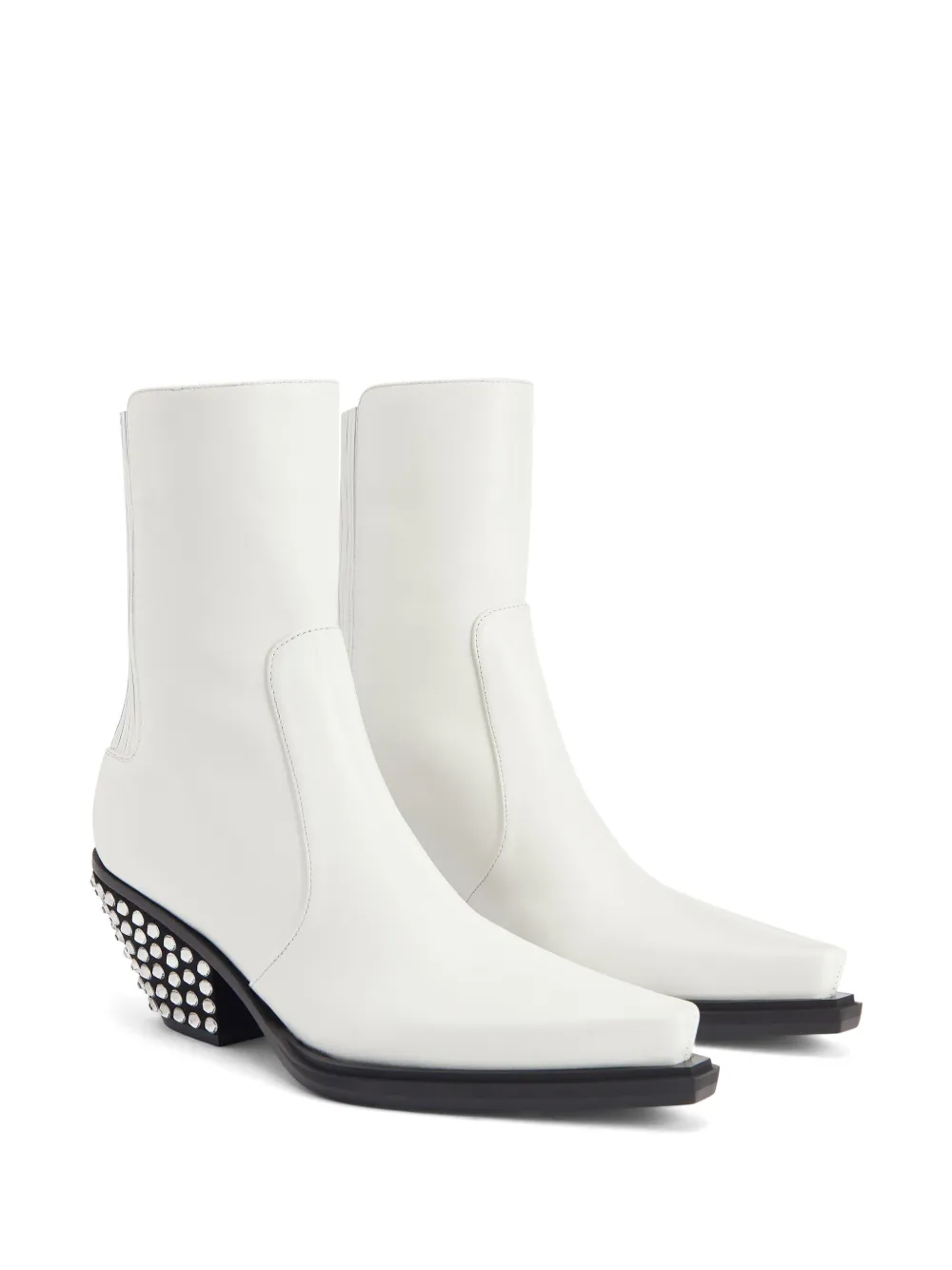 Giuseppe Zanotti Yanhira 55mm leather boots White