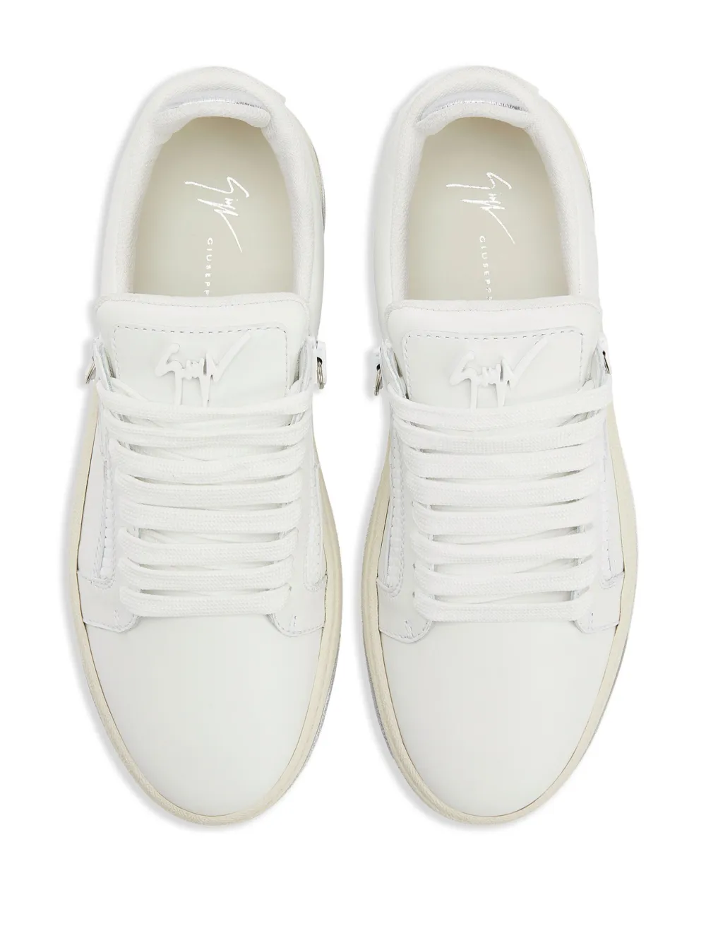 Shop Giuseppe Zanotti Gz94 Low-top Sneakers In White