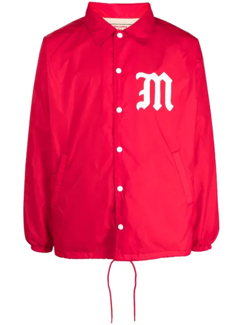 SAINT MXXXXXX logo-print shirt jacket