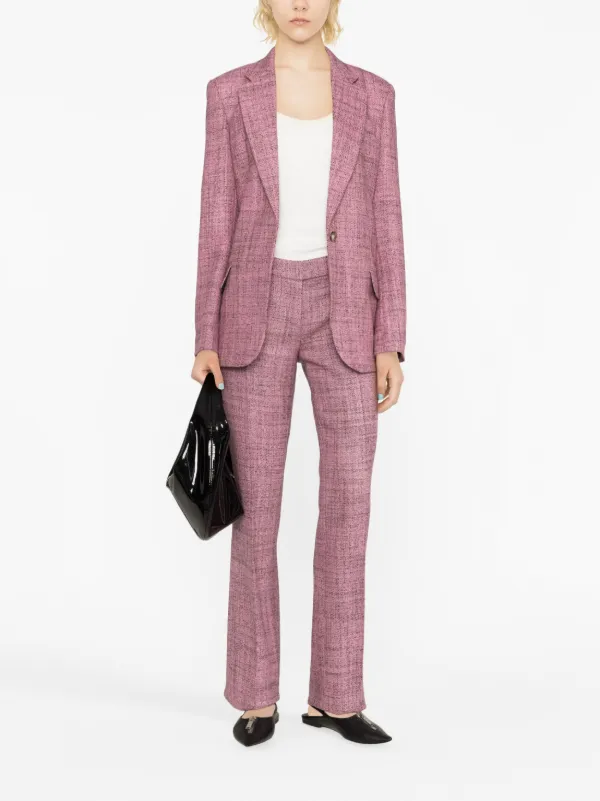 STELLA McCARTNEY スラックス ピンク 2318623D0094 Stella McCartney メランジ パンツ | ピンク | FARFETCH JP
