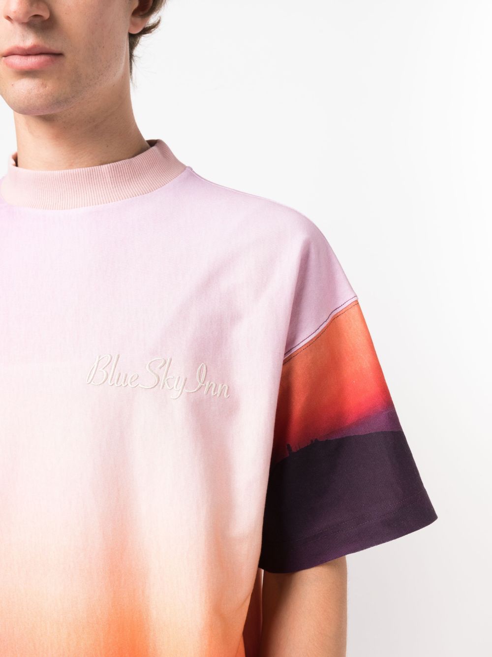 Shop Blue Sky Inn Graphic-print T-shirt In Pink
