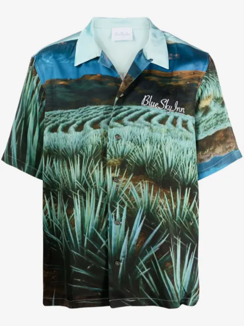 BLUE SKY INN chemise Agave à imprimé graphique