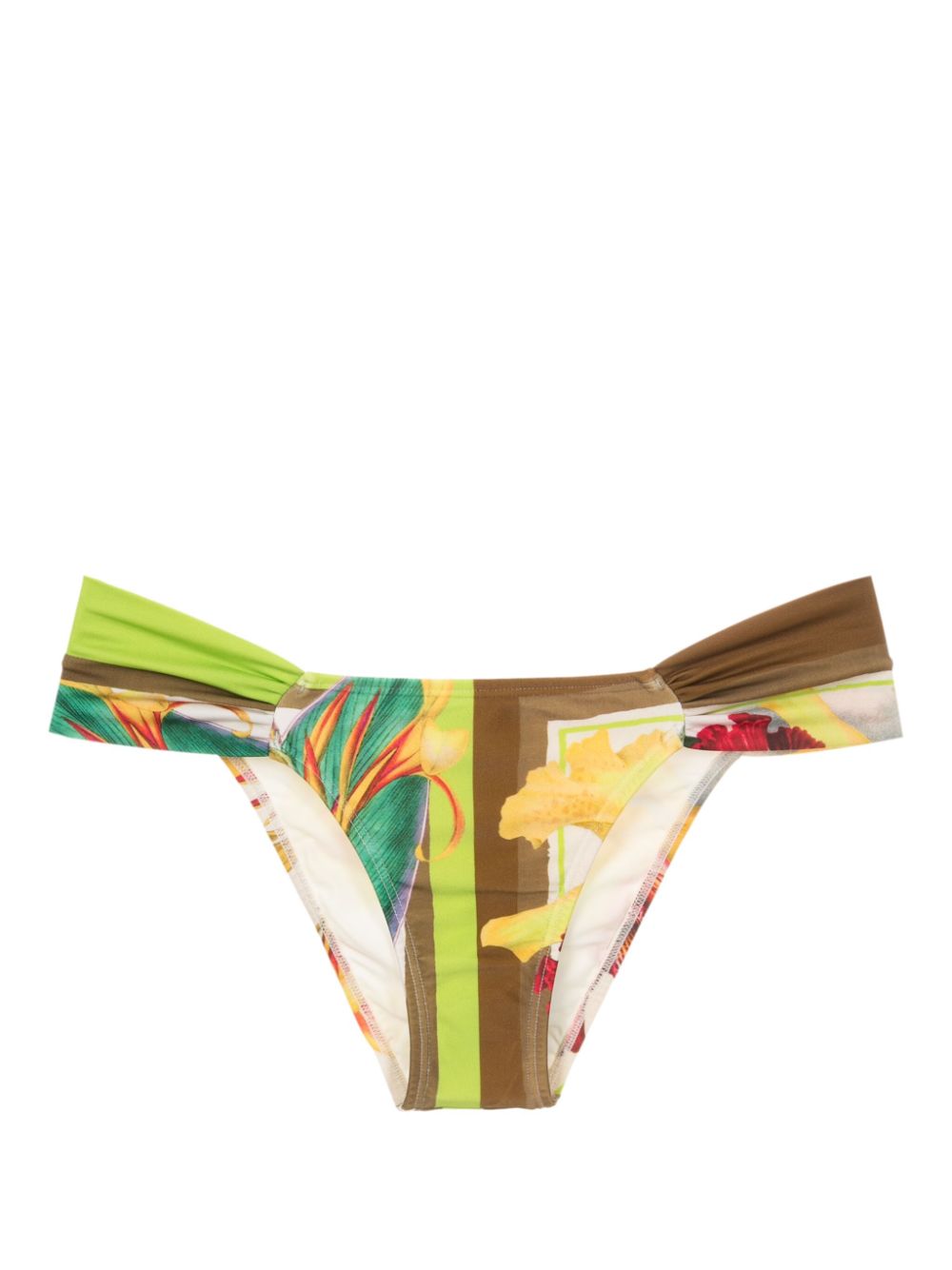 Carres draped bikini bottoms