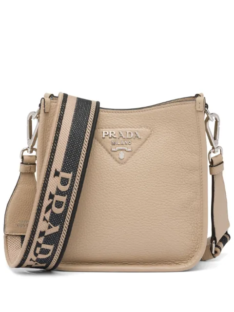 Prada logo标牌迷你单肩包