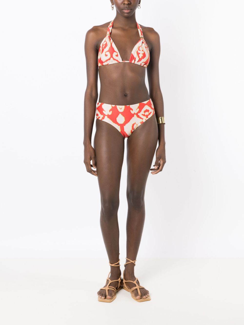 Lenny Niemeyer High waist bikinislip - Rood