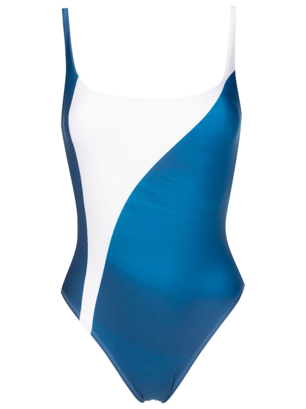 Lenny Niemeyer Burle thin-straps swimsuit - Blue