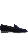 Giuseppe Zanotti Gatien velvet-effect loafers - Blue