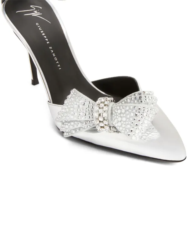 Giuseppe Zanotti Mahrtina 90mm パンプス | シルバートーン | FARFETCH JP