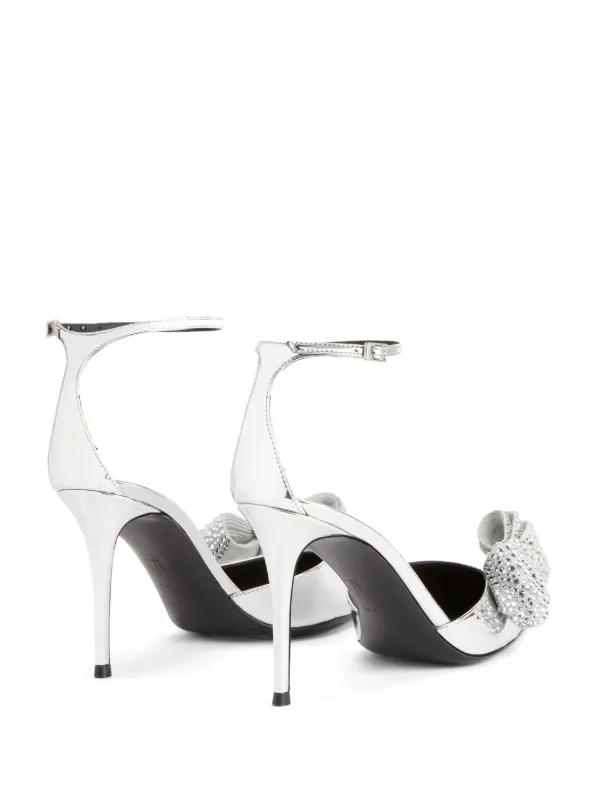 Giuseppe Zanotti Mahrtina 90mm パンプス | シルバートーン | FARFETCH JP