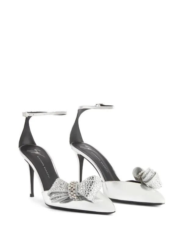 Giuseppe Zanotti Mahrtina 90mm パンプス | シルバートーン | FARFETCH JP