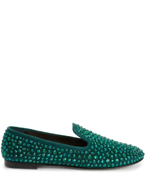 Giuseppe Zanotti Evangeline crystal-embellished loafers