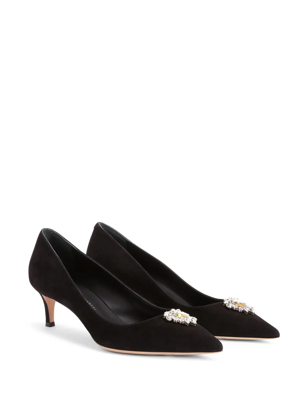 Giuseppe Zanotti Pumps verfraaid met kristal Zwart