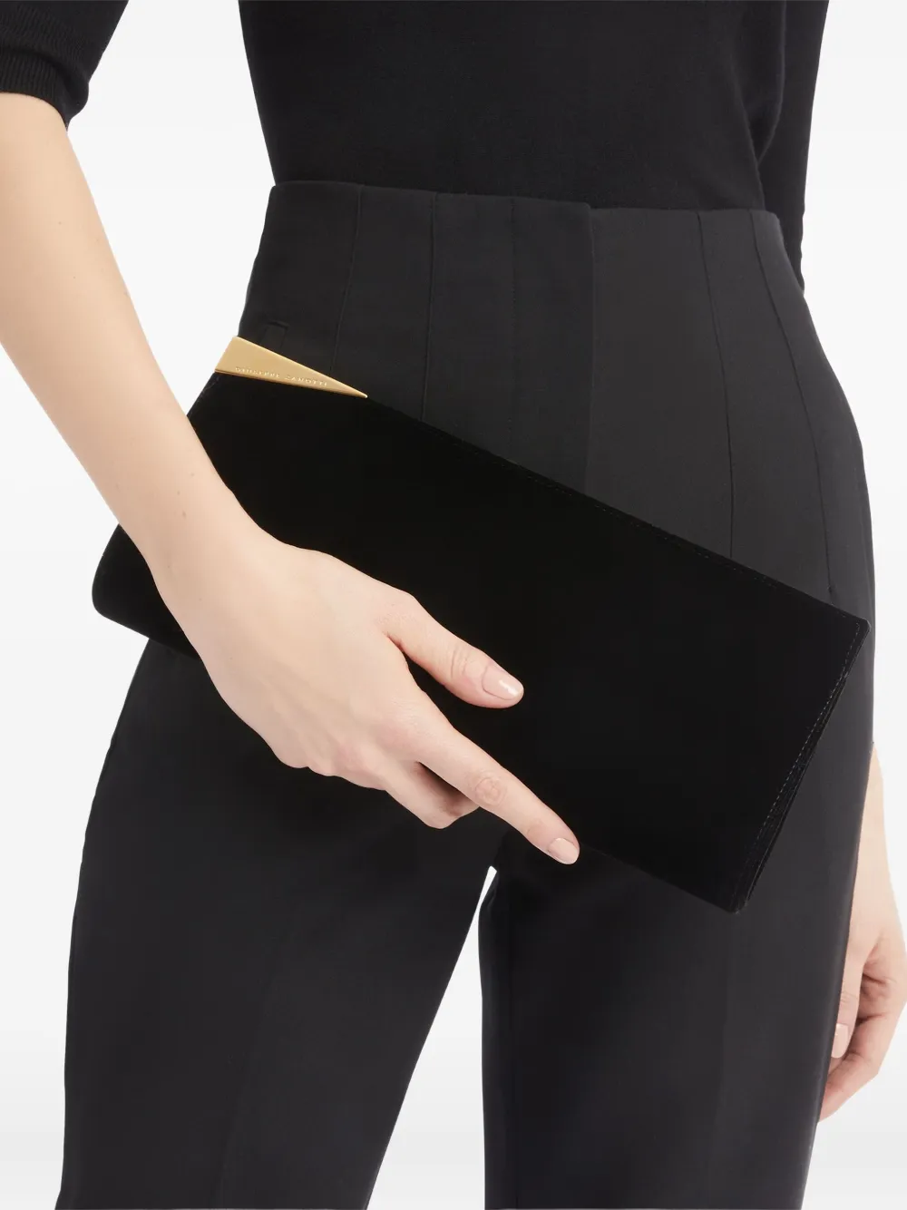 Giuseppe Zanotti Armide clutch Zwart