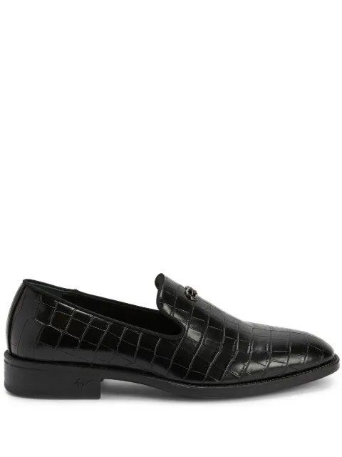 Giuseppe Zanotti Imrham crocodile-embossed effect loafers