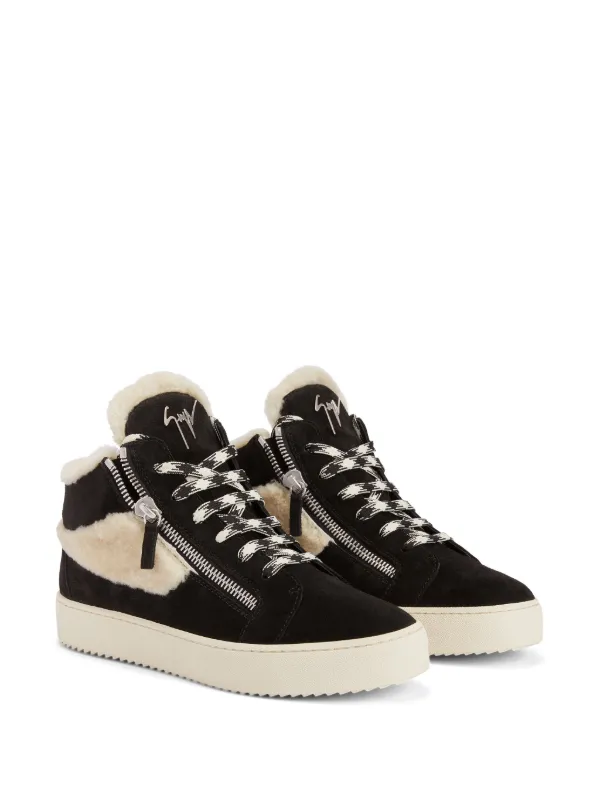 スイスジュネーブクロス KRISS: Mid top sneakers Black | Giuseppe Zanotti