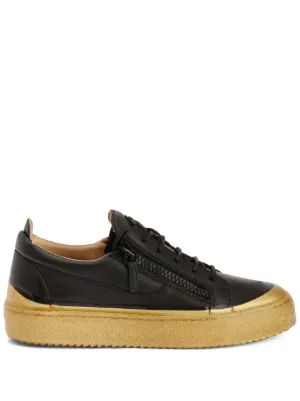 Giuseppe Zanotti Frankie ダブルジップ ローカットスニーカー