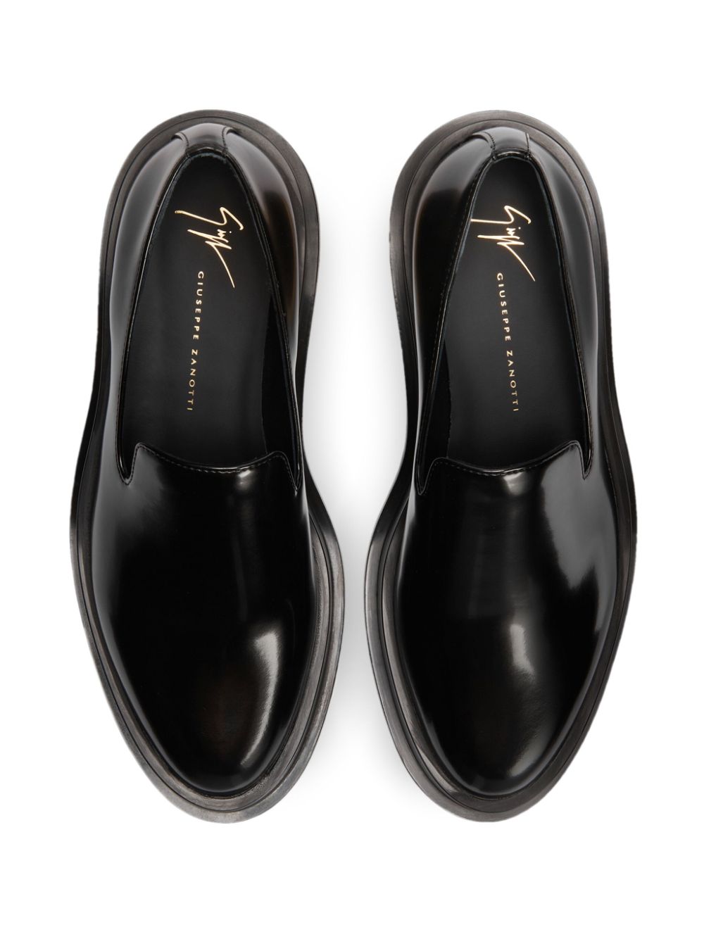 Shop Giuseppe Zanotti Malick Metallic-detail Loafers In Black