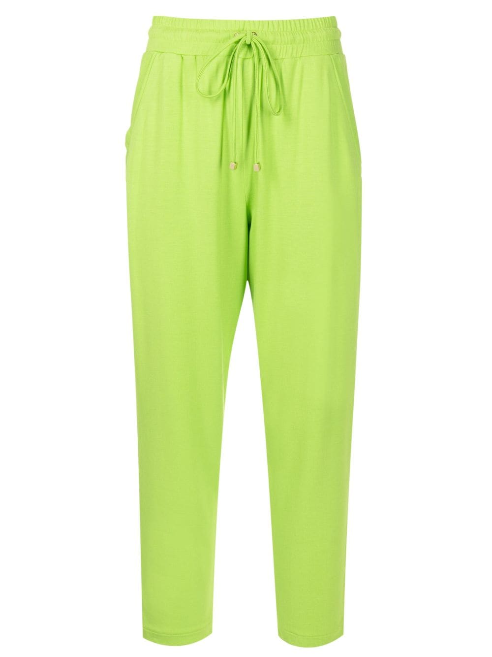 Lenny Niemeyer Drawstring Cropped Trousers In Green