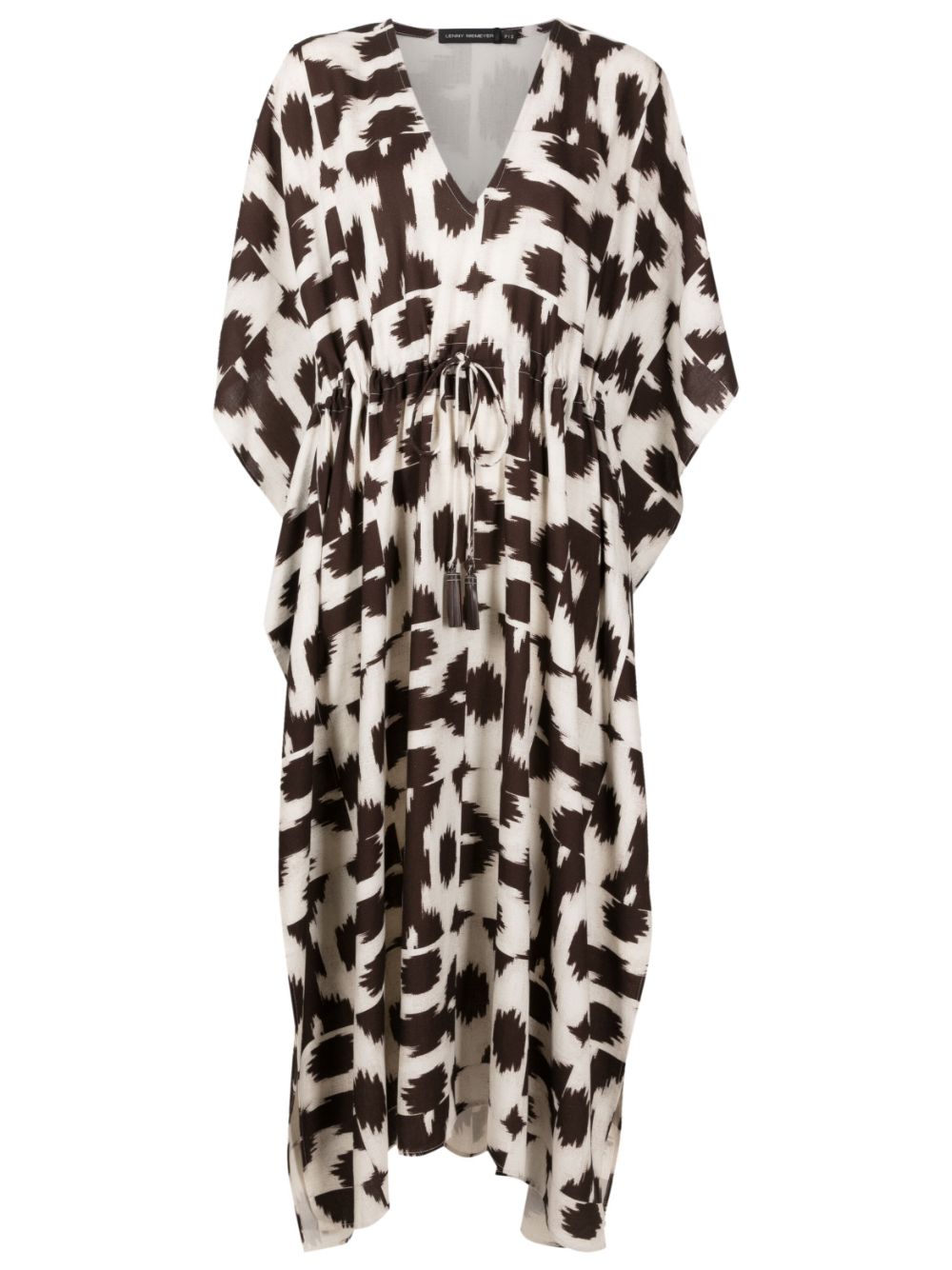 Lenny Niemeyer Puglia drawstring cotton kaftan - Brown