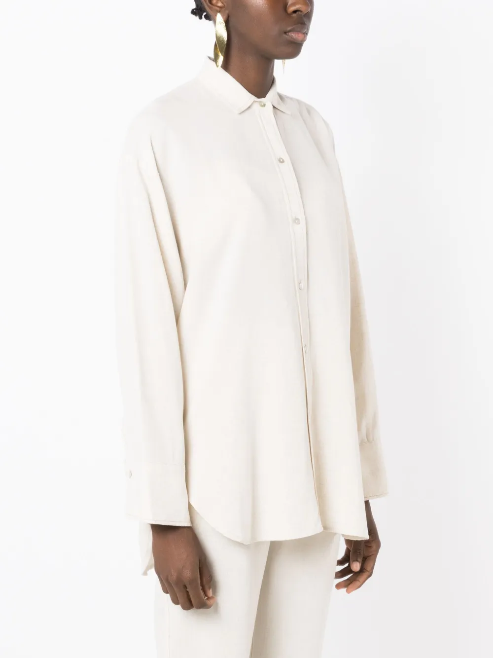 LENNY NIEMEYER BUTTON-UP LONG-SLEEVED SHIRT