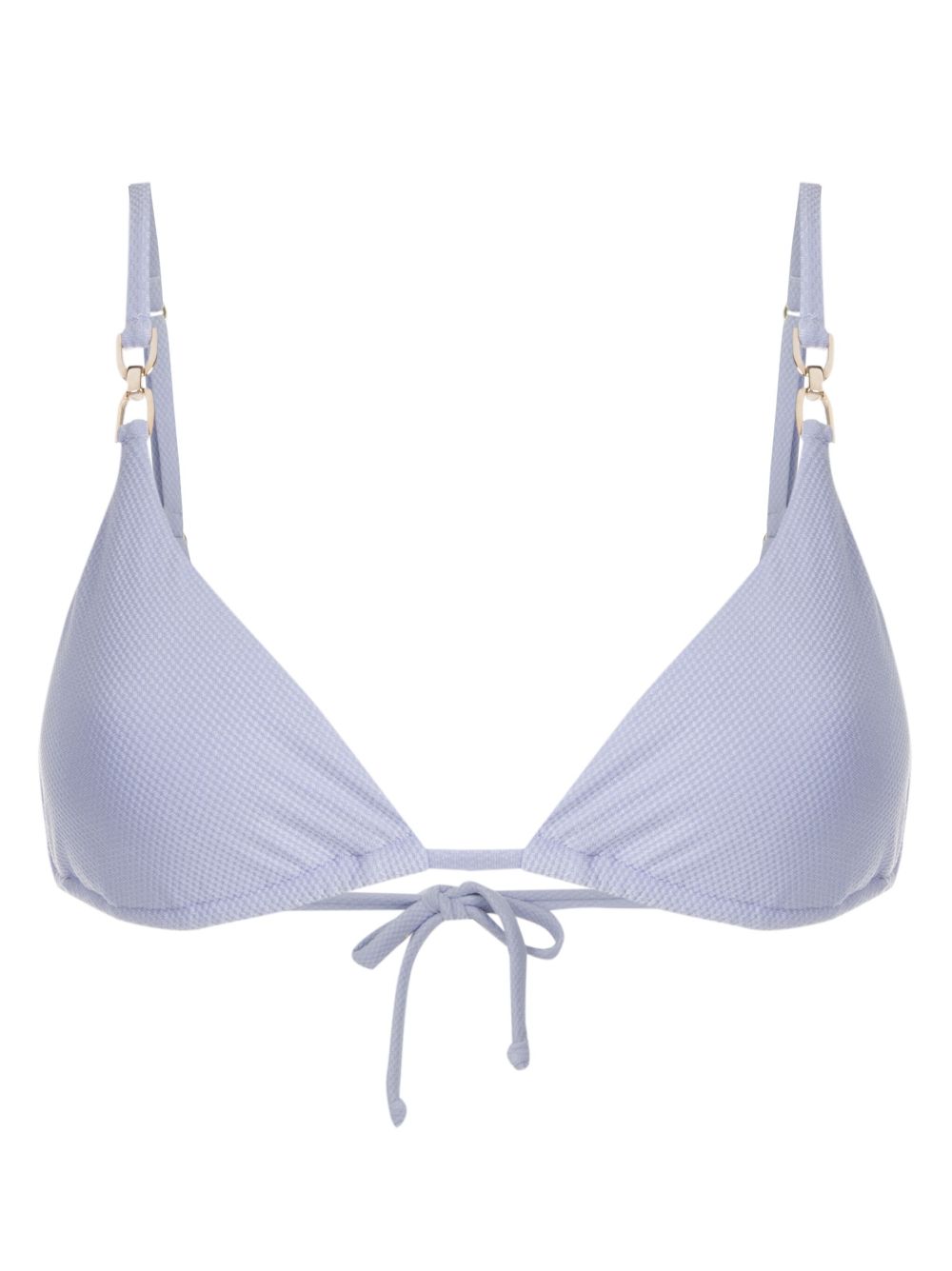 Lenny Niemeyer chain-link triangle-cup bikini top - Purple