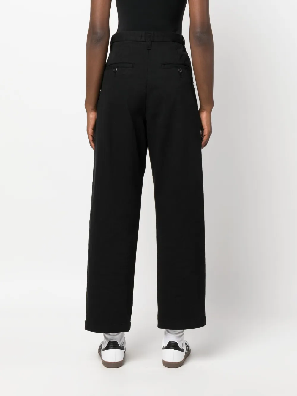 Carhartt Cropped Wide-leg Jeans In Schwarz