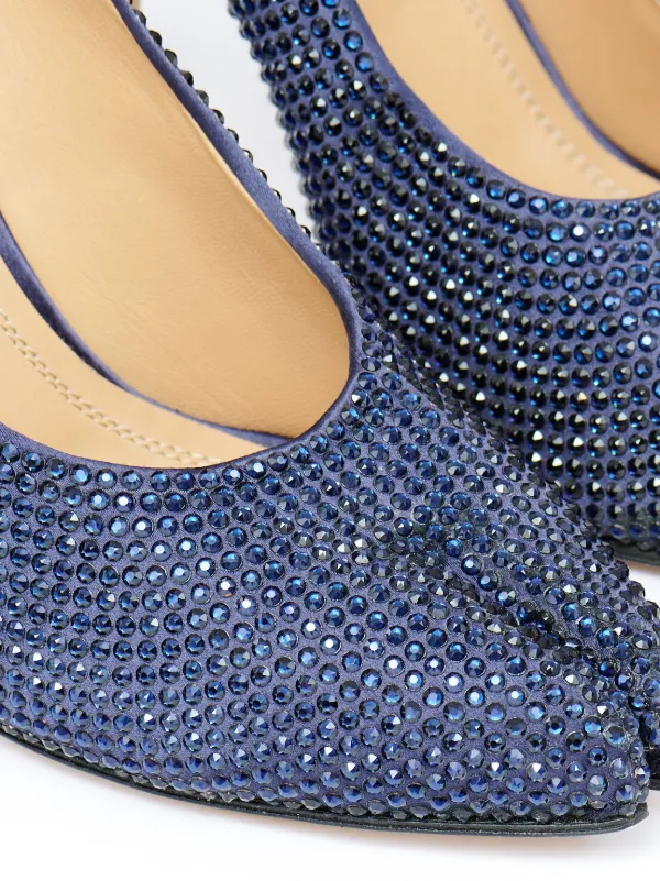 Maison Margiela Tabi 110mm rhinestone-embellished Pumps