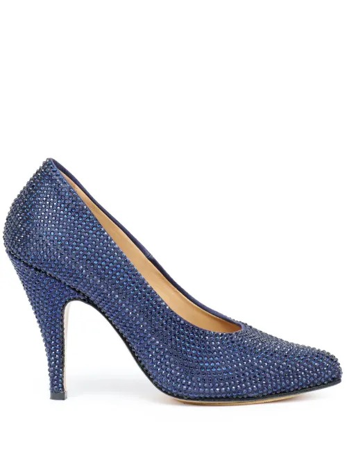 Escarpins Tabi 110 mm à ornements strassés - Maison Margiela - Modalova